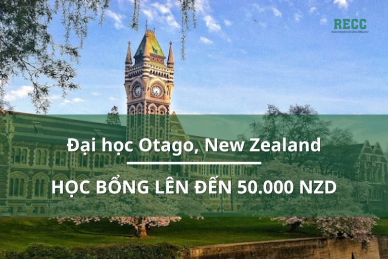 học bổng đại học Otago  1