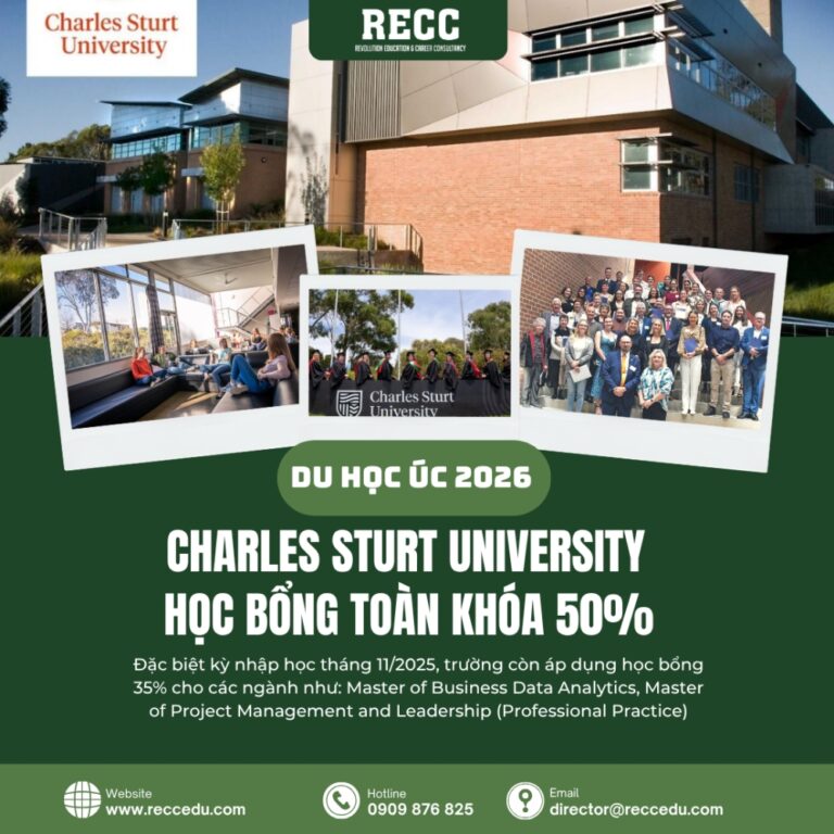 Học bổng Charles Sturt University 1