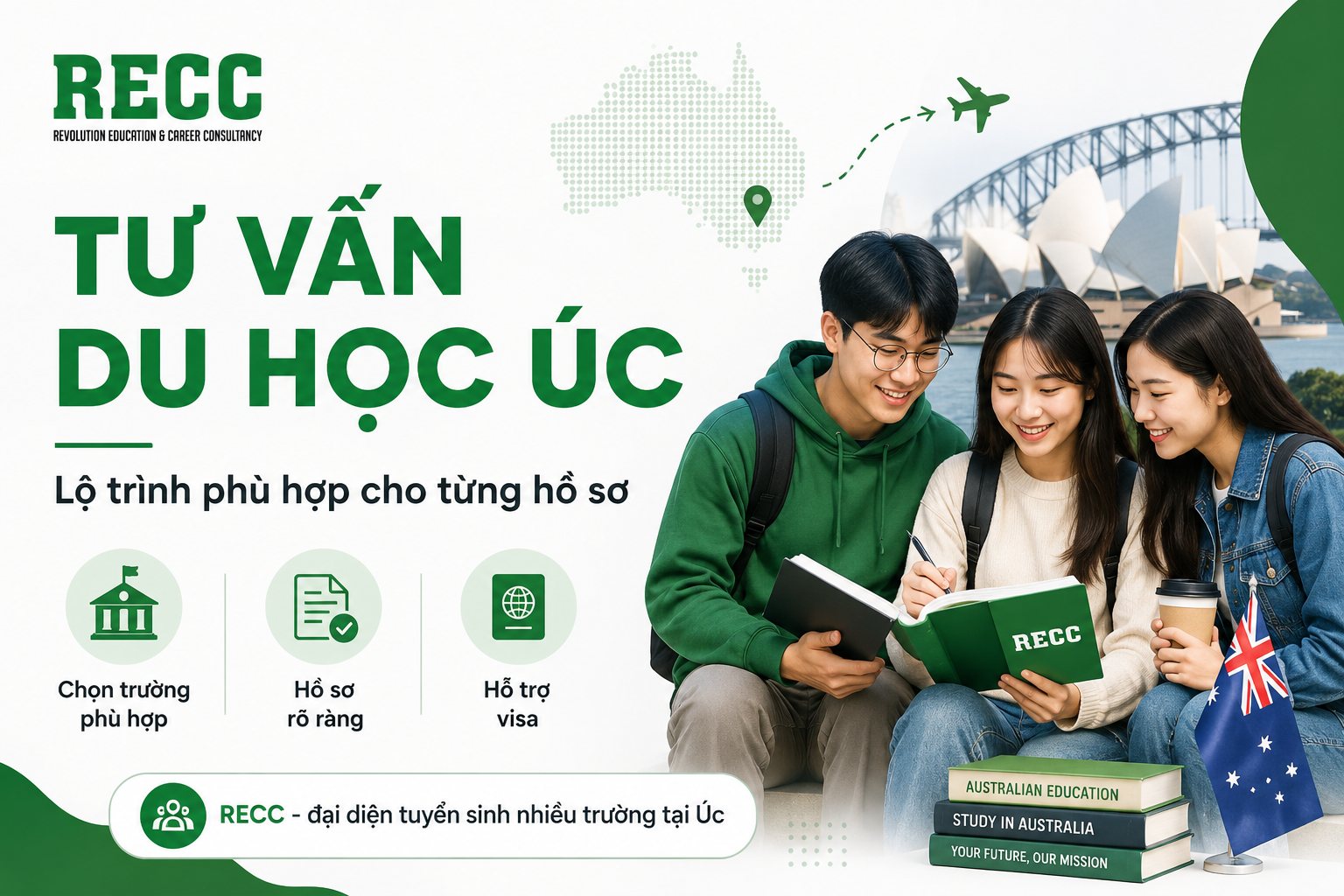 Tư vấn du học Úc tại TPHCM: Vì sao nên chọn RECCEDU 20