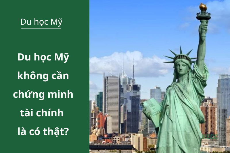 du học Mỹ không cần chứng minh tài chính 1